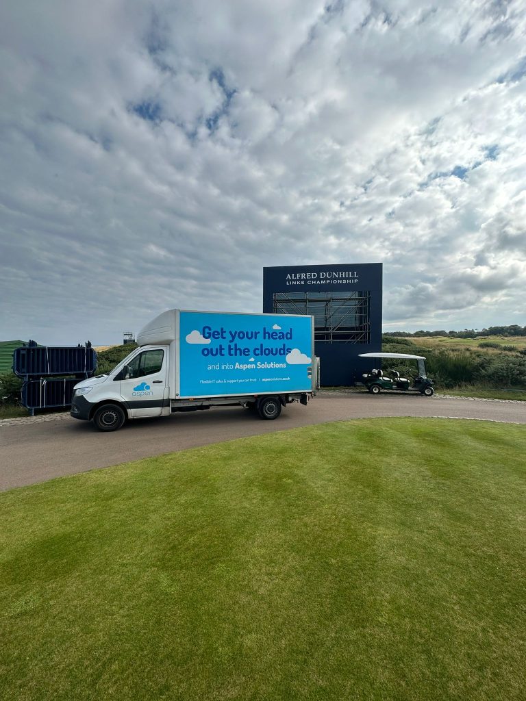 Aspen Solutions - IT supplier van on the golf course