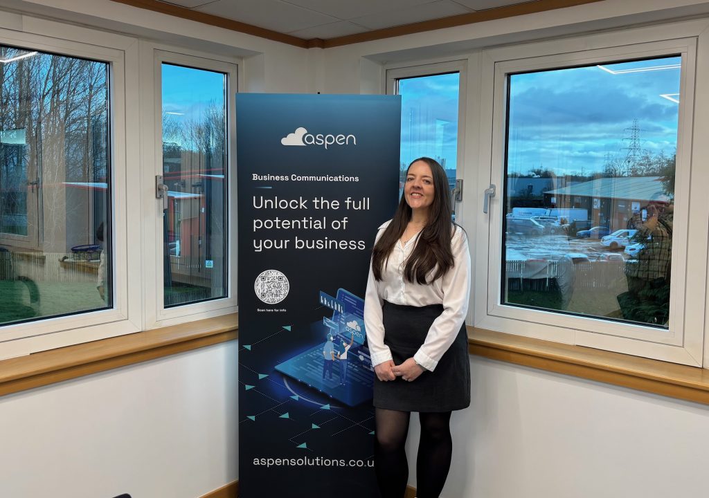 Alex at Aspen Solutions Glasgow office