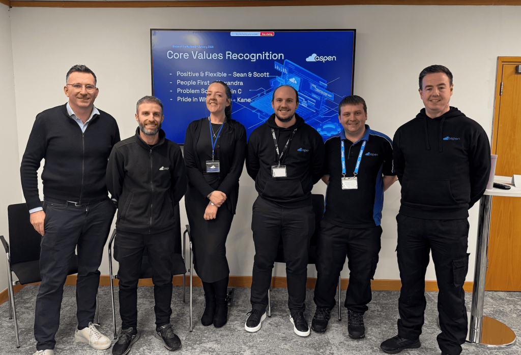 aspen solutions IT support glasgow team photo